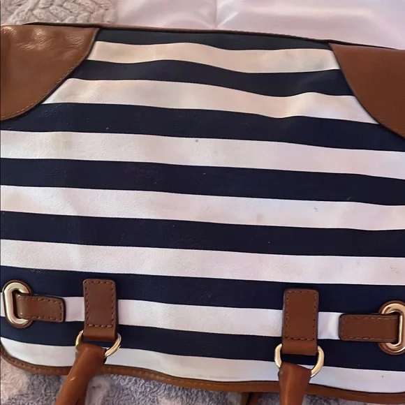 Michael Kors Brown and Blue Satchel Bag - Picture 4 of 5